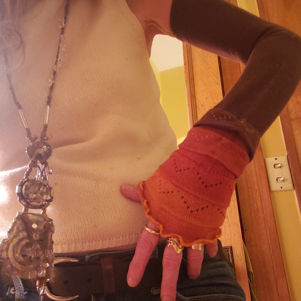 COPY - All the way Sexy Gloves in Blue or Orange